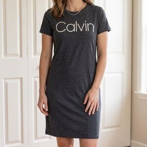 Calvin Klein Gray Logo Tee